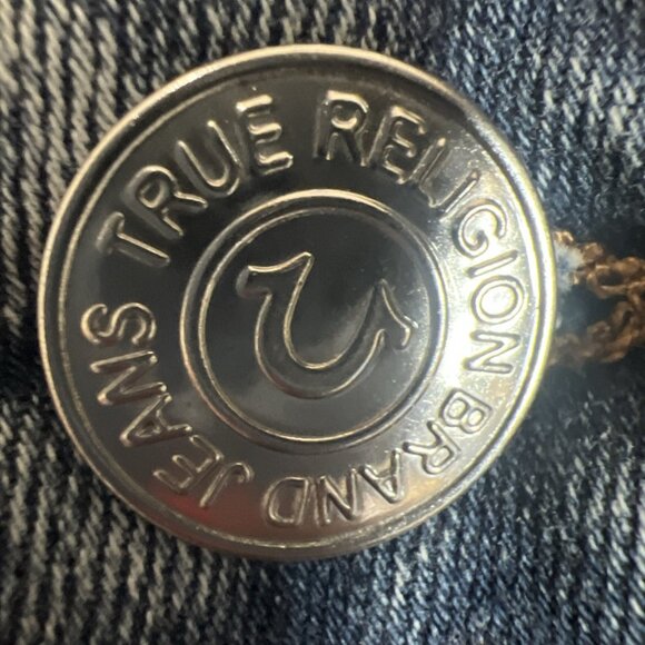 NWT TRUE RELIGION Denim Jeans BECCA Mr. Big T Mid Rise Bootcut 30 MSRP$199 - Picture 11 of 12